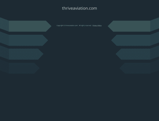 Picture of Thrive Aviation company website