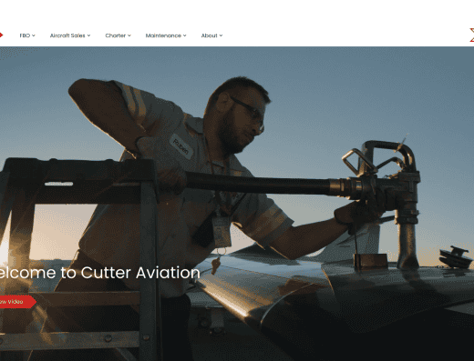 Picture of Cutter Aviation Inc company website