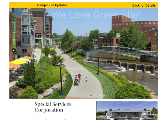 Picture of Special Services Corporation company website