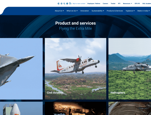 Picture of  company website