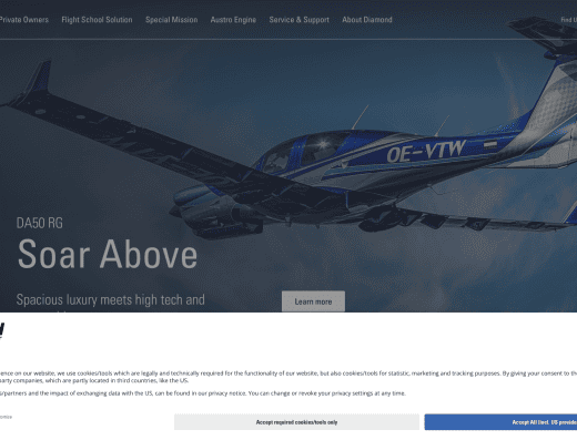 Picture of  company website
