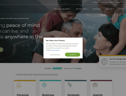 Picture of Clements Worldwide company website