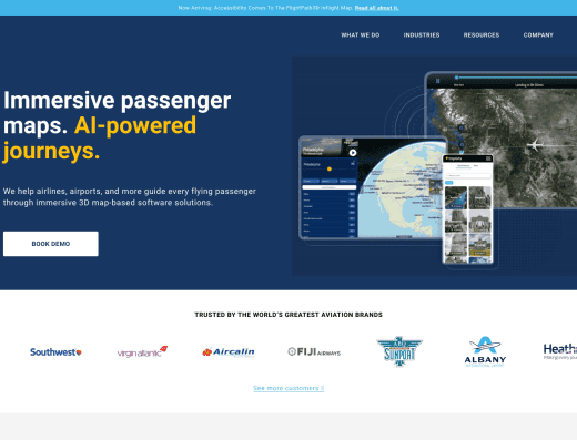 Picture of FlightPath3D company website