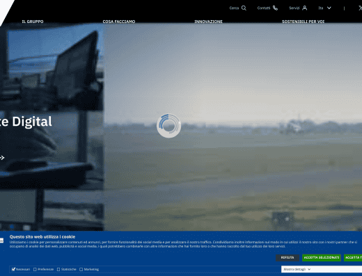 Picture of ENAV company website
