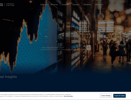 Picture of Borden Ladner Gervais LLP company website