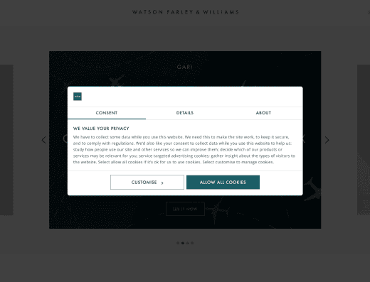 Picture of Watson Farley & Williams company website