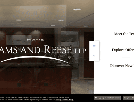 Picture of Adams and Reese LLP company website