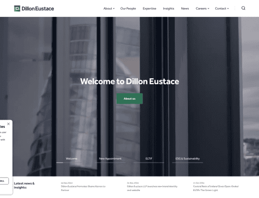 Picture of Dillon Eustace company website