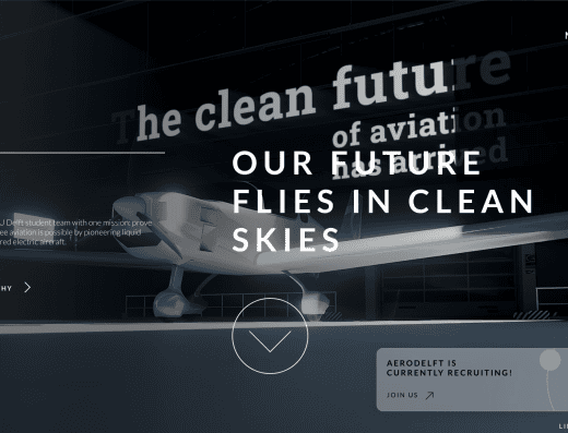 Picture of AeroDelft company website