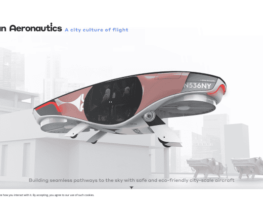 Picture of Urban Aeronautics company website