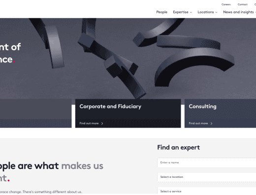 Picture of Ogier company website