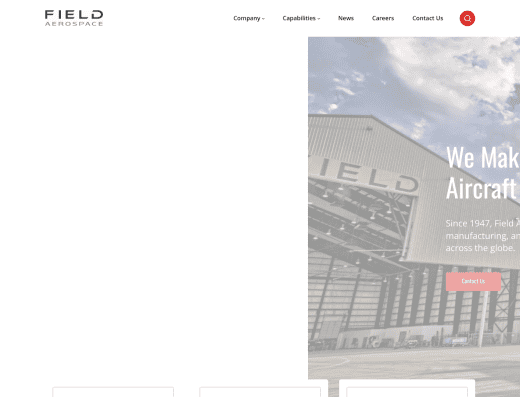 Picture of Field Aerospace company website