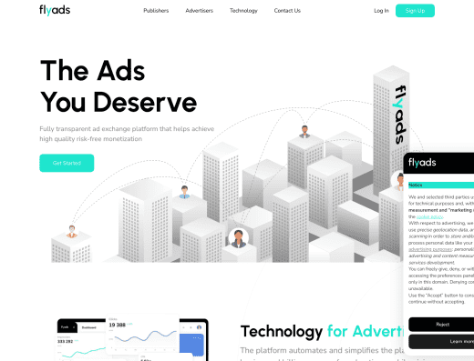 Picture of Flight Display Systems (ADS) company website