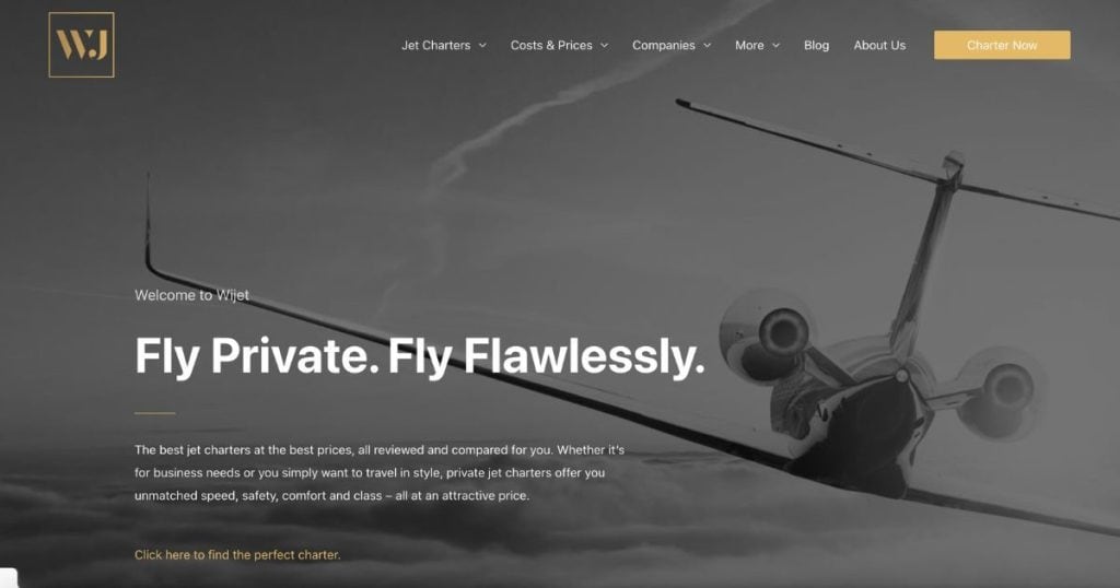 Wijet Aviation service provider