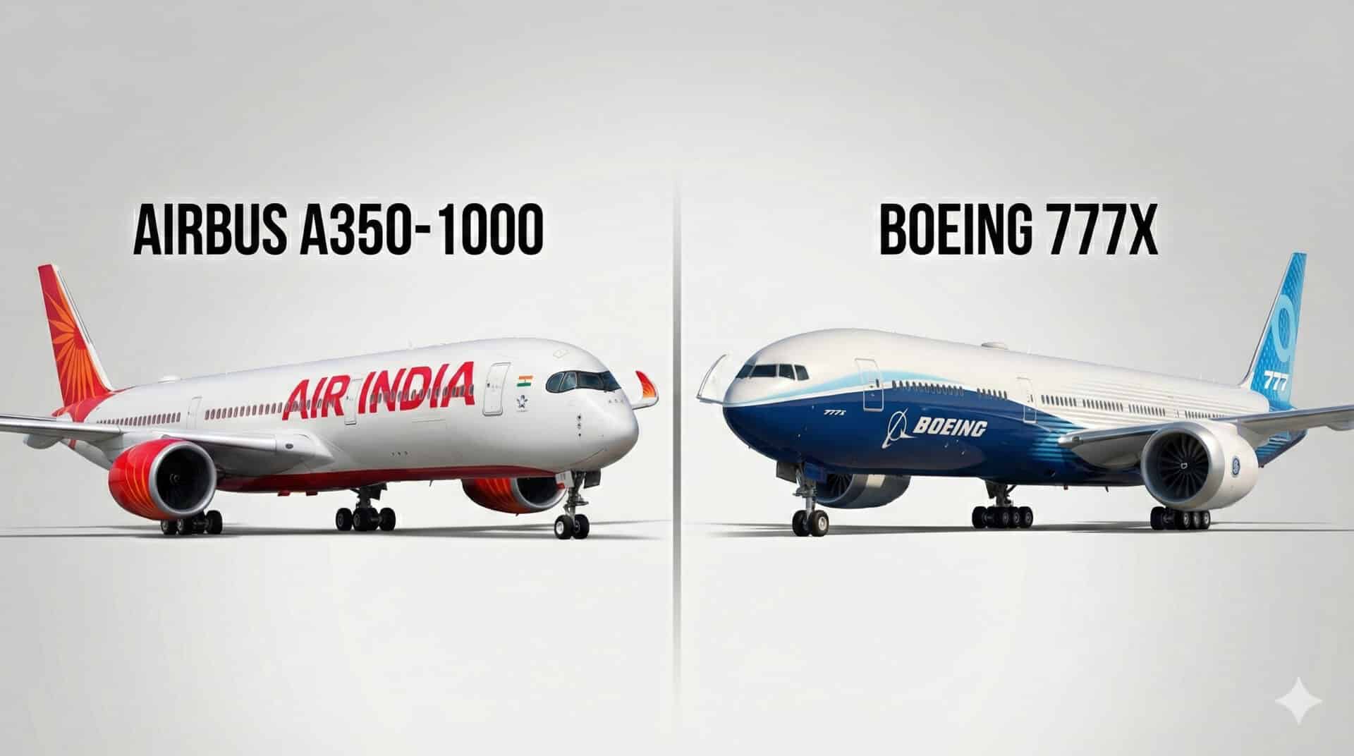 Boeing 777X vs Airbus A350-1000