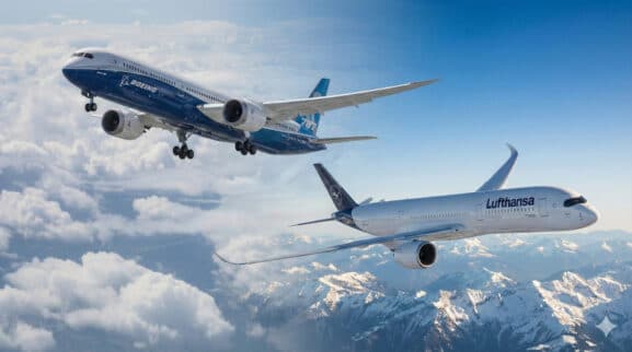 Boeing 787 and Airbus A350