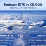 Embraer E175 vs CRJ900: Regional Jet Comparison