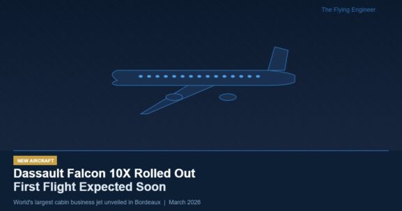 dassault falcon 10x rollout 2026
